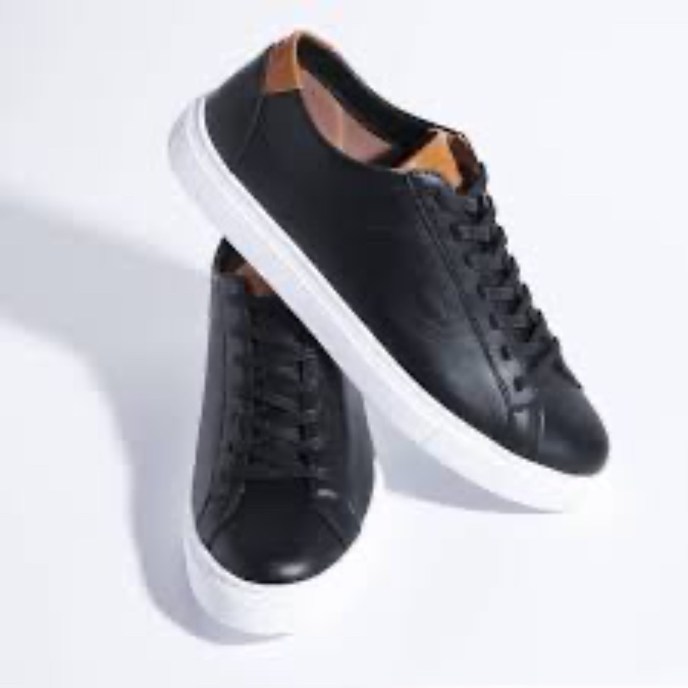 Bylt Basics Black Leather Shoe